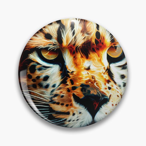 Item preview, Furry Formal Elegant Impressionist Intense Animal Pattern Digital Painting designed and sold by CodeAndColors.