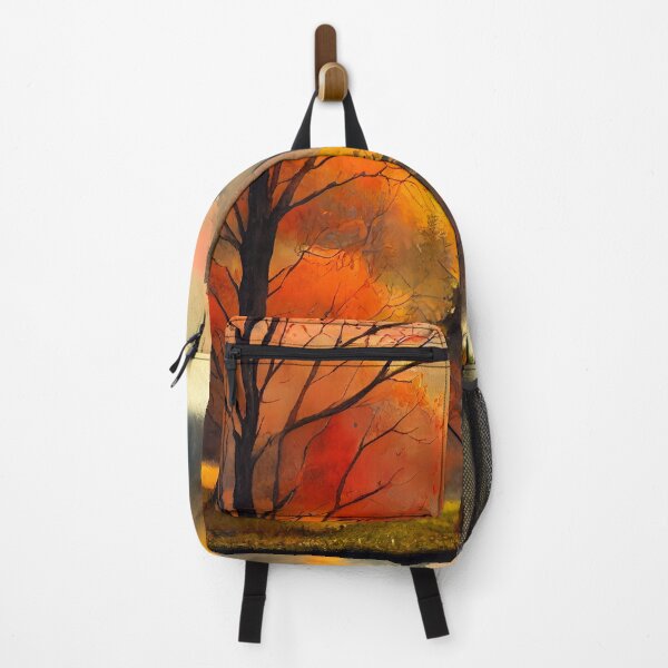 Item preview, Colorful Autumn Landscape Watercolor 28 designed and sold by Red Witch Art.