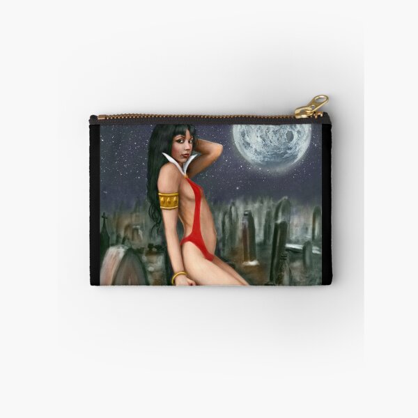 Item preview, Vampirella in a graveyard designed and sold by Blissternal.