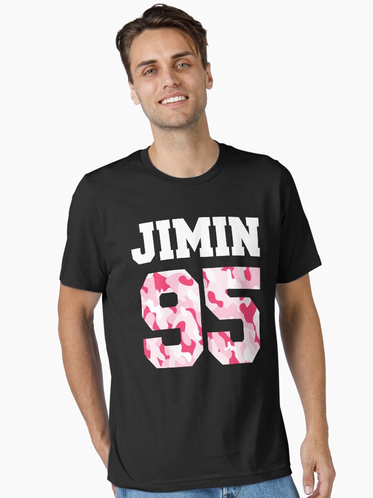 K-Pop Shirt Jimin 95 BTS Pink Camo