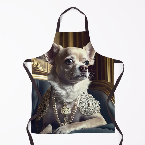Item preview, Royal chihuahua posing on sofa designed and sold by RK - Shop.