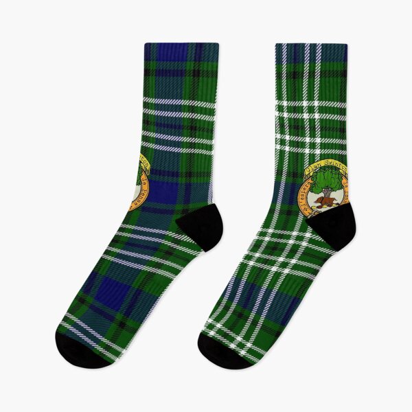 Aperçu de l'œuvre Tartan et écusson écossais Swinton créée et vendue par BagTown Clans.