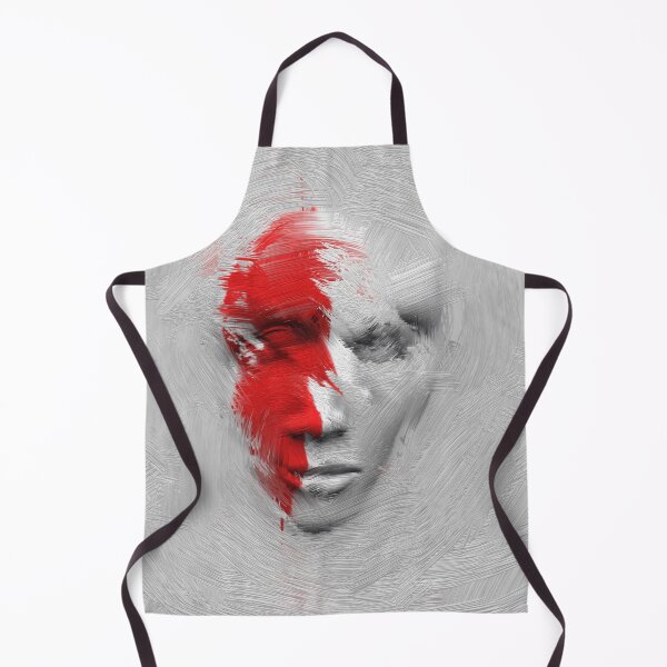 Item preview, Red white face designed and sold by rolffimages.