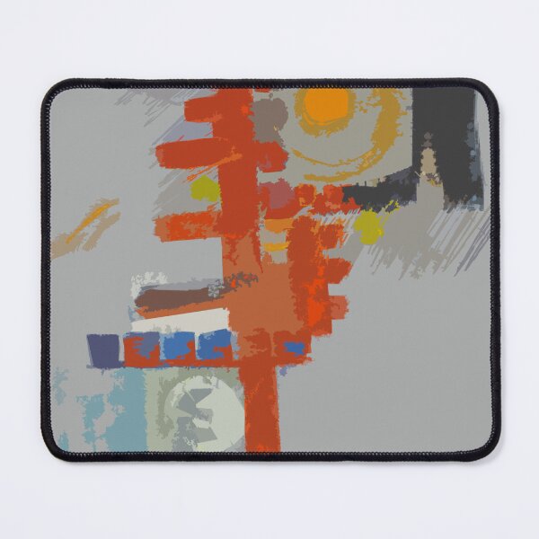 Item preview, Modern Abstract Shapes in Red and Gray designed and sold by NancyMerkle.