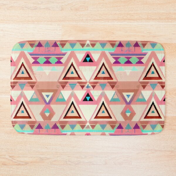 Item preview, Soft Triangular Southwestern Pattern Digital Painting designed and sold by CodeAndColors.