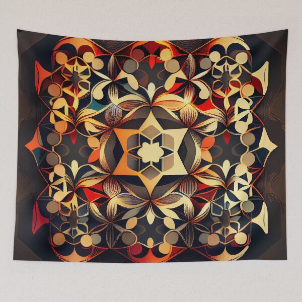 Item preview, Dazzling Contemporary Pattern Digital Painting designed and sold by CodeAndColors.