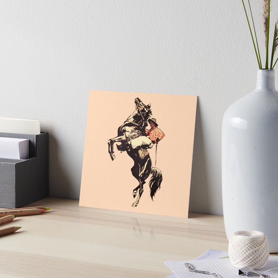 Traditional Cowboy Riding Horse 