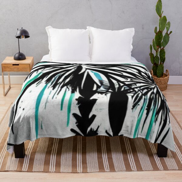 Item preview, Palm Trees Black And White Spray Paint designed and sold by itzbart.