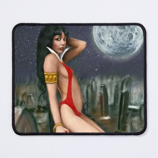 Item preview, Vampirella in a graveyard designed and sold by Blissternal.