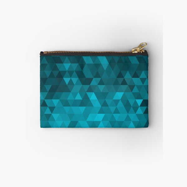 Item preview, Teal Geometric Abstract - Triangles designed and sold by pugmom4.