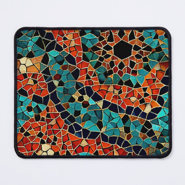 Item preview, Mosaic Irregular Bohemian Pattern Digital Painting designed and sold by CodeAndColors.