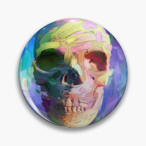 Item preview, Skull colorful painting designed and sold by rolffimages.