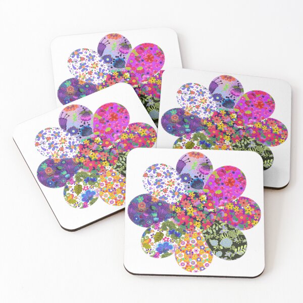 Item preview, Quilted Flower Boho Flowers  designed and sold by CheriesArt.