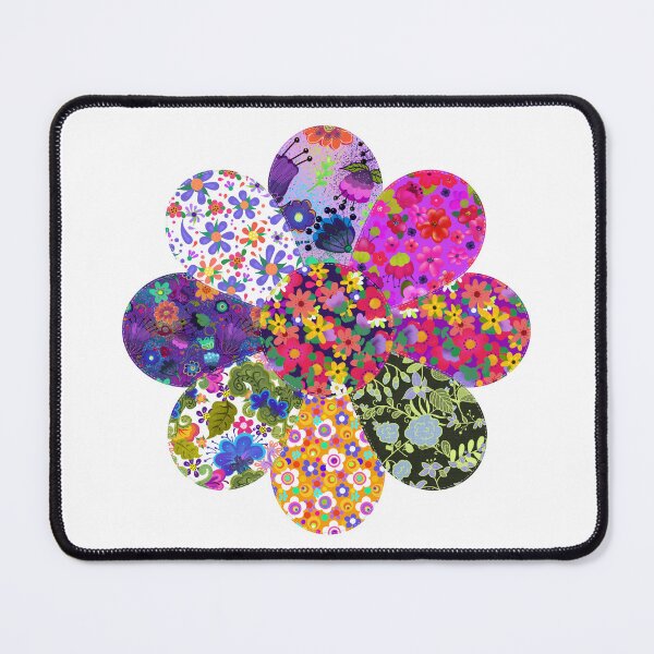 Item preview, Quilted Flower Boho Flowers  designed and sold by CheriesArt.