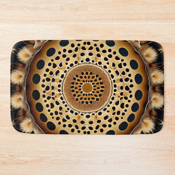 Item preview, Circular Cute Furry Art Deco Pattern Digital Painting designed and sold by CodeAndColors.