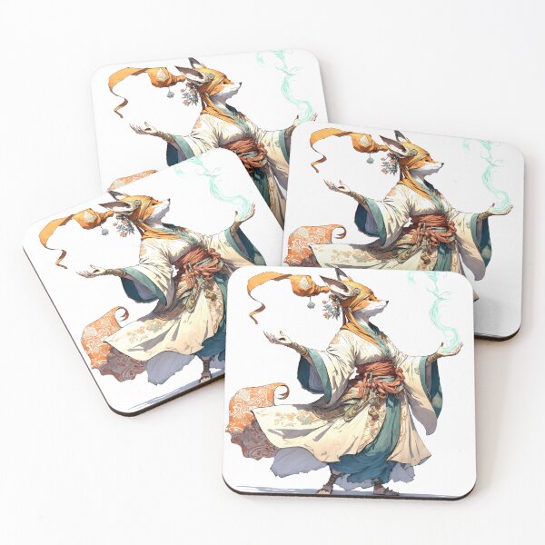 Item preview, Byacuya Kitsune - Samurai Fox wizard - shogun designed and sold by Kabu-store.