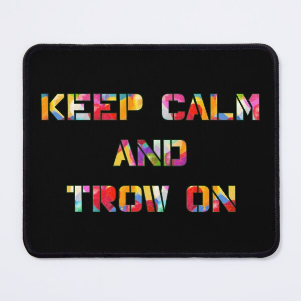 Item preview, Keep calm and trow on designed and sold by TVstuff.