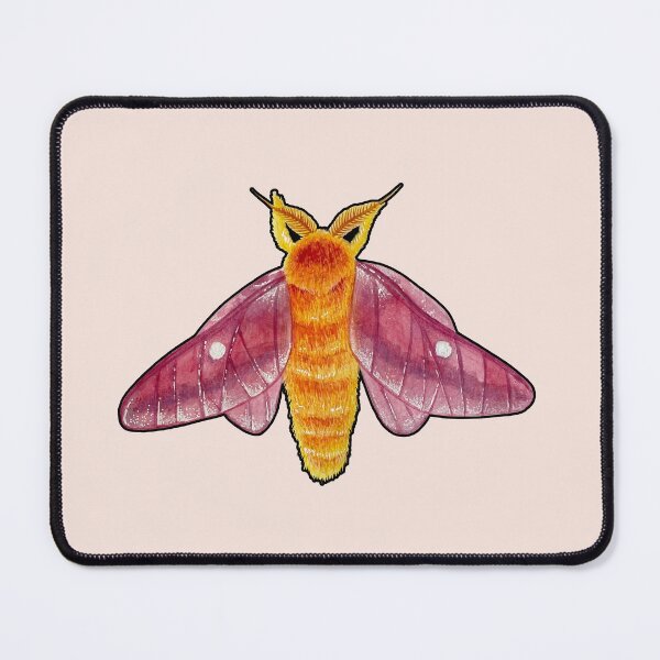 Item preview, Pink Stripped Oakwork Moth designed and sold by Gold-Tigereye.