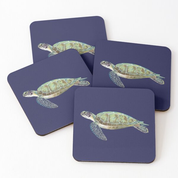 Item preview, Green turtle in charcoals designed and sold by pokegirl93.