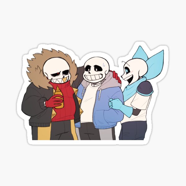 Underfell Papyrus Vinyl Sticker – Shannanigans Cafe