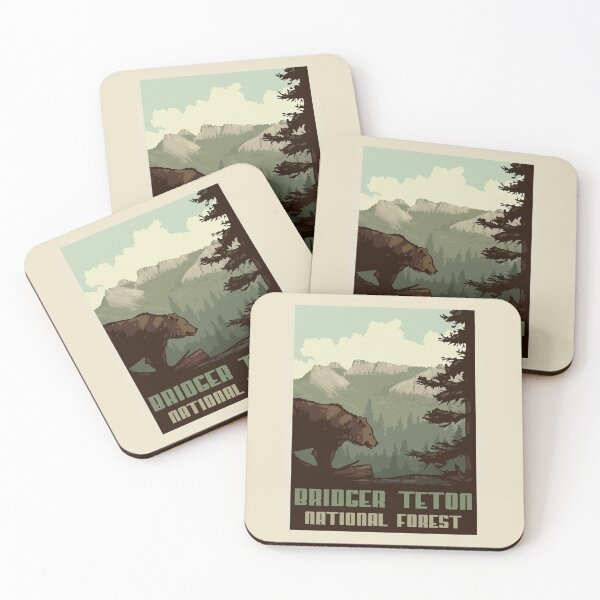 Item preview, Bridger Teton National Forest designed and sold by Broken Antler Designs .