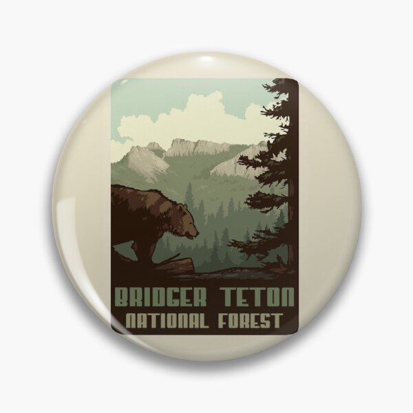 Item preview, Bridger Teton National Forest designed and sold by Broken Antler Designs .