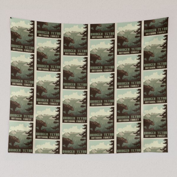 Item preview, Bridger Teton National Forest designed and sold by Broken Antler Designs .