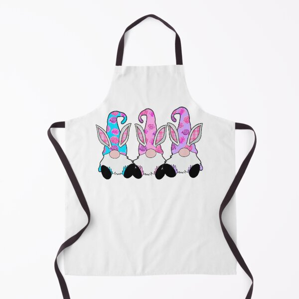 Item preview, 3 Easter Gnomes Pastel floral hats Spring Bunny Ears Rabbit Cute designed and sold by funnytshirtemp.