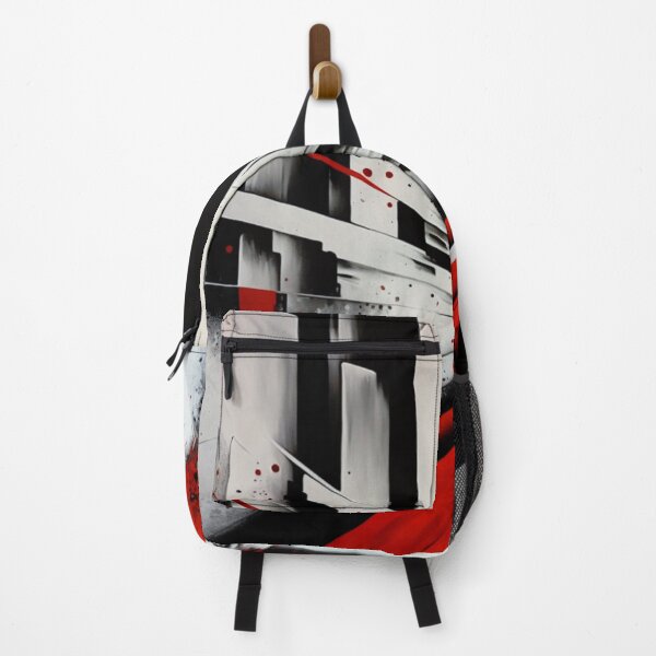 Item preview, Black and Red Abstract designed and sold by Dawn van Doorn.