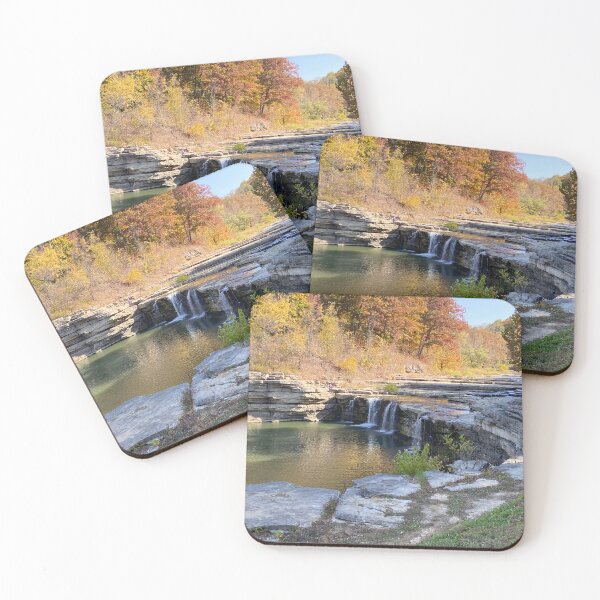 Item preview, Limestone waterfall in the fall designed and sold by porchswings.