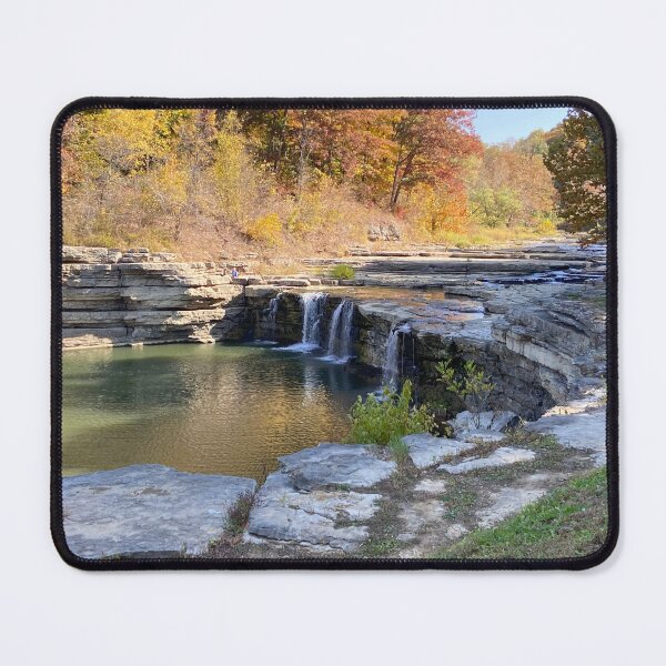Item preview, Limestone waterfall in the fall designed and sold by porchswings.