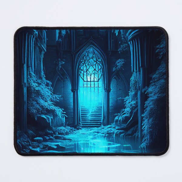 Item preview, Waterfall temple painting #2 designed and sold by Artistic Pandas.