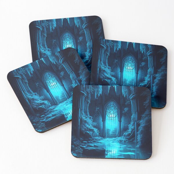 Item preview, Waterfall temple painting #2 designed and sold by Artistic Pandas.