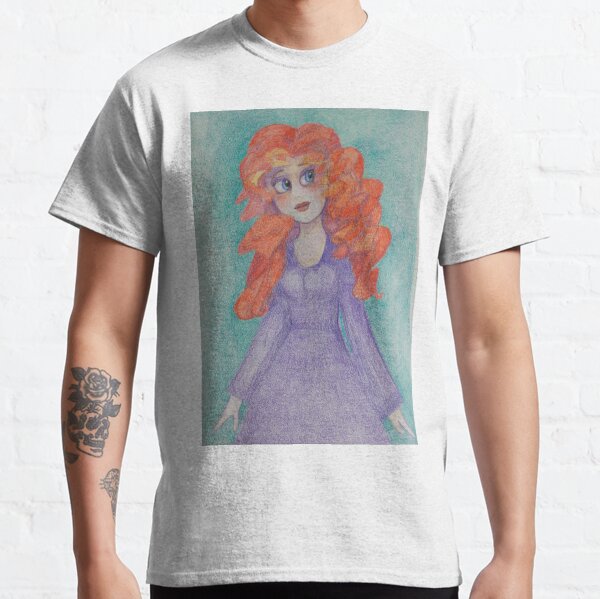 Brave Girl with Red Hair Classic T-Shirt