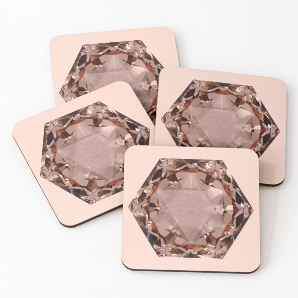 Item preview, Hexagonal Cut Orange Topaz Gemstone designed and sold by Cbusch.