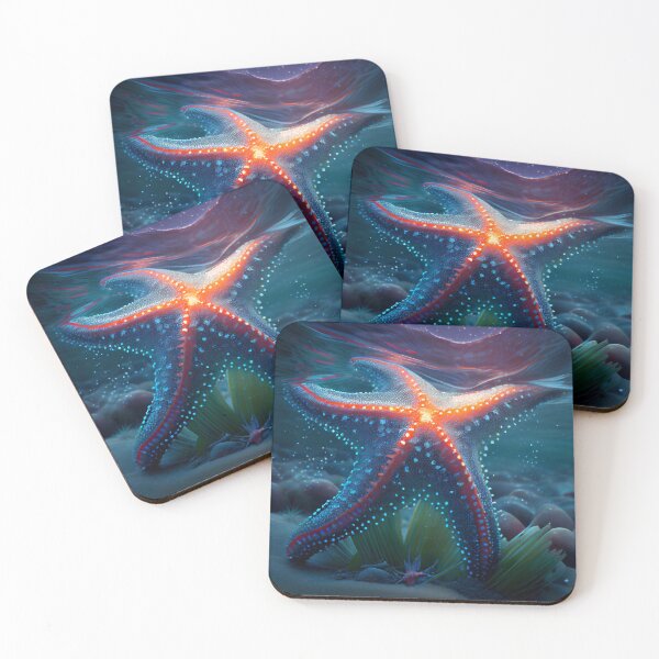 Item preview, Beaming Starfish Digital Painting designed and sold by CodeAndColors.