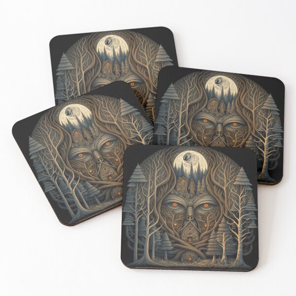 Item preview, knolling a haunted forest by Ivan Bilibin Anton Semeno designed and sold by sammgdesign.