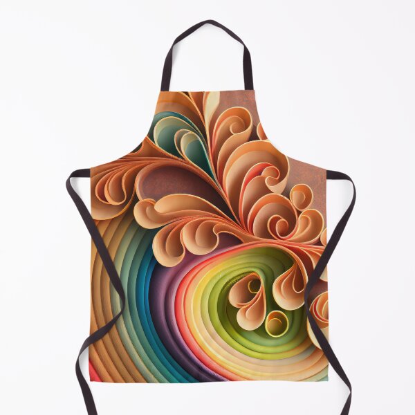 Aperçu de l'œuvre Clay Rainbow Delicate Transitional Pattern Digital Painting créée et vendue par CodeAndColors.