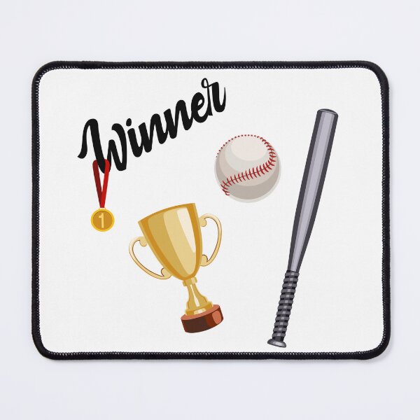 Item preview, Baseball winner set with bat, ball, medal, and Cup designed and sold by Mashusha-art.
