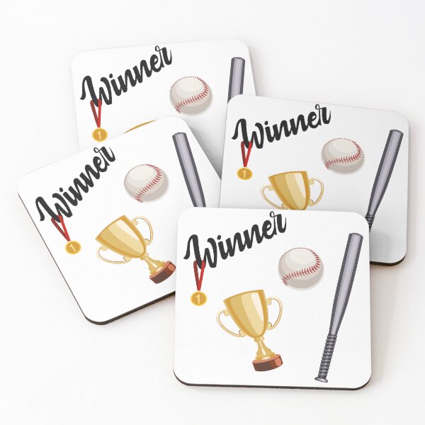 Item preview, Baseball winner set with bat, ball, medal, and Cup  designed and sold by Mashusha-art.