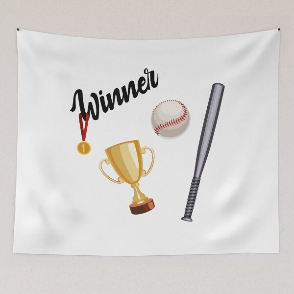 Item preview, Baseball winner set with bat, ball, medal, and Cup  designed and sold by Mashusha-art.