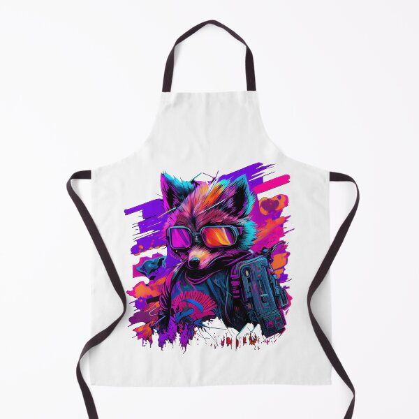 Item preview, Cyberpunk Synthwave Cool Fox designed and sold by MLArtifex.