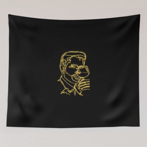Item preview, man with wine | man with wine line art   designed and sold by KARTICK DUTTA.