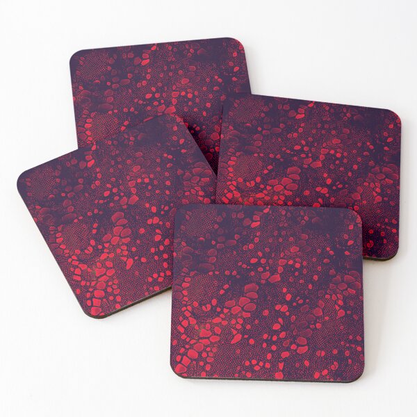Item preview, Red Abstract Lace Pattern designed and sold by asurtiumgreen.