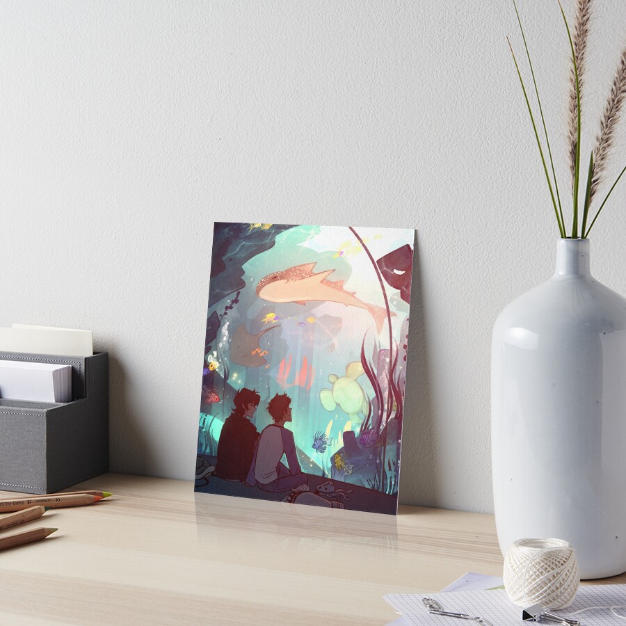 Saltwater Room Art Board Print