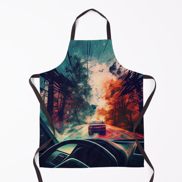 Item preview, Driving Through Splattered Trees Digital Painting designed and sold by CodeAndColors.