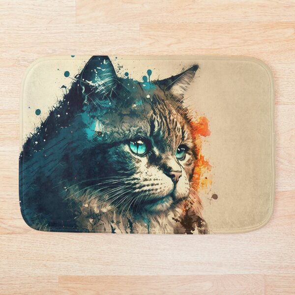 Aperçu de l'œuvre Chat Peinture créée et vendue par Cats Overload.
