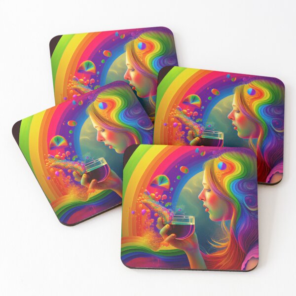 Item preview, Rainbow Euphoria Digital Painting designed and sold by CodeAndColors.