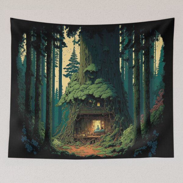 Item preview, Chill House in the woods  designed and sold by Hestilyass.