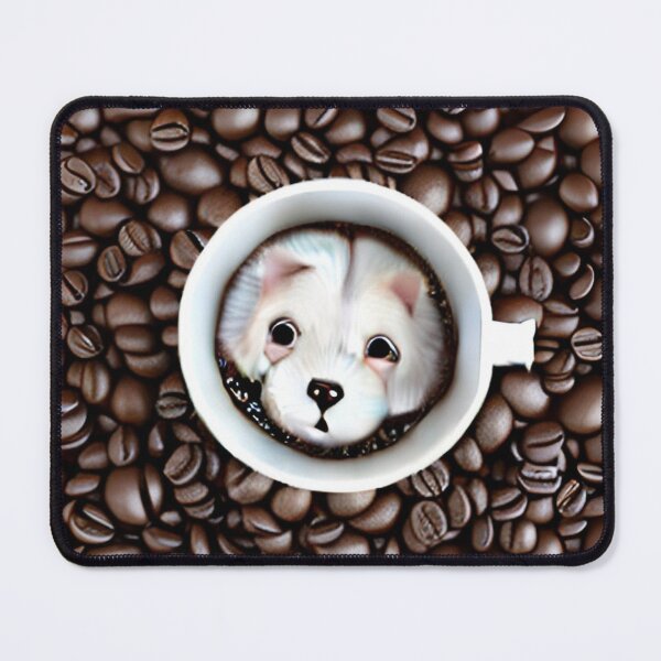 Item preview, Puppuccino Coffee And Man's Best Friend The Dog designed and sold by ShopSunday.